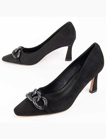 Chaussure à Talons Hauts Matière Synthétique Et Textile Montevita