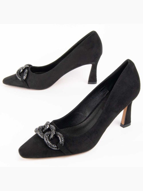 Chaussure à Talons Hauts Matière Synthétique Et Textile Montevita - Kiabi Chaussure à Talons Hauts Matière Synthétique Et Textile Montevita - Kiabi
