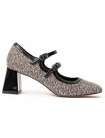 Chaussure à Talons Hauts Matière Synthétique Et Textile Montevita