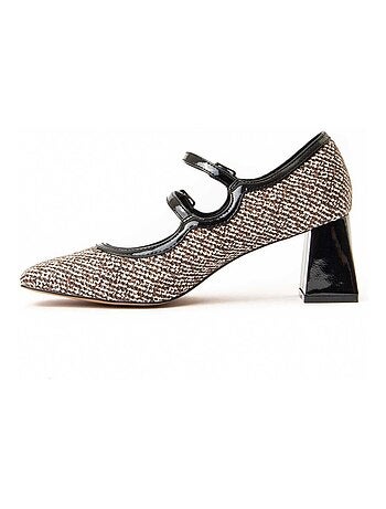 Chaussure à Talons Hauts Matière Synthétique Et Textile Montevita