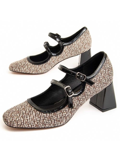 Chaussure à Talons Hauts Matière Synthétique Et Textile Montevita - Kiabi Chaussure à Talons Hauts Matière Synthétique Et Textile Montevita - Kiabi