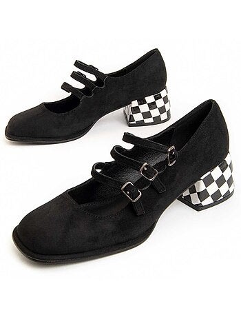 Chaussure à Talons Hauts Matière Synthétique Et Textile Montevita