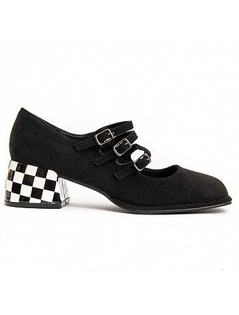 Chaussure à Talons Hauts Matière Synthétique Et Textile Montevita