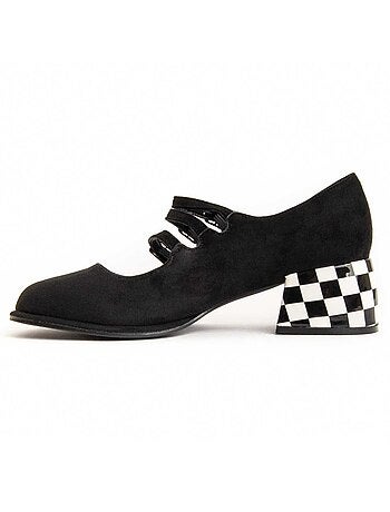 Chaussure à Talons Hauts Matière Synthétique Et Textile Montevita