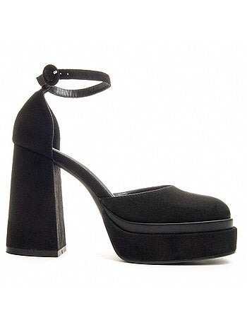 Chaussure à Talons Hauts Matière Synthétique Et Textile Montevita