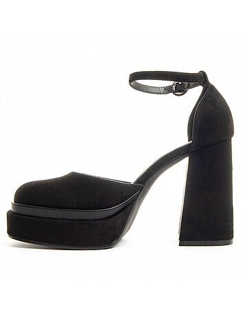 Chaussure à Talons Hauts Matière Synthétique Et Textile Montevita