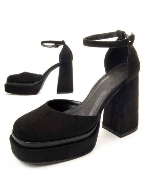 Chaussure à Talons Hauts Matière Synthétique Et Textile Montevita - Kiabi Chaussure à Talons Hauts Matière Synthétique Et Textile Montevita - Kiabi