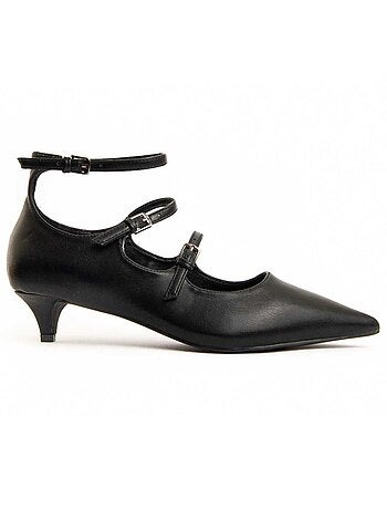Chaussure à Talons Hauts Matière Synthétique Et Textile Montevita