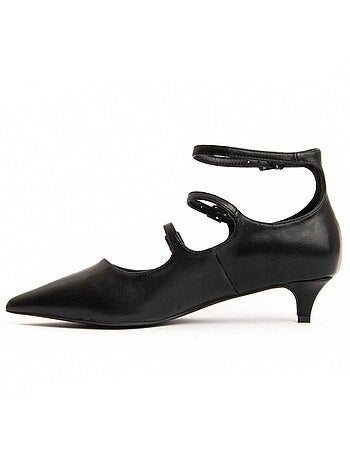 Chaussure à Talons Hauts Matière Synthétique Et Textile Montevita
