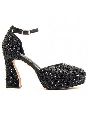 Chaussure à Talons Hauts Matière Synthétique Et Textile Montevita