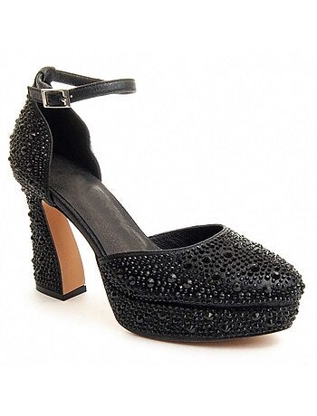 Chaussure à Talons Hauts Matière Synthétique Et Textile Montevita