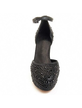 Chaussure à Talons Hauts Matière Synthétique Et Textile Montevita
