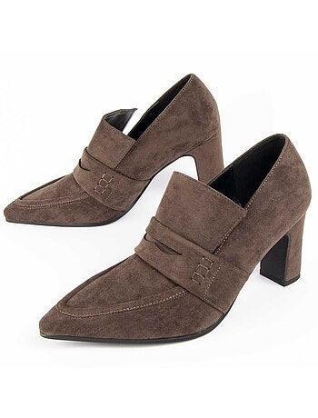 Chaussure à Talons Hauts Matière Synthétique Et Textile Montevita