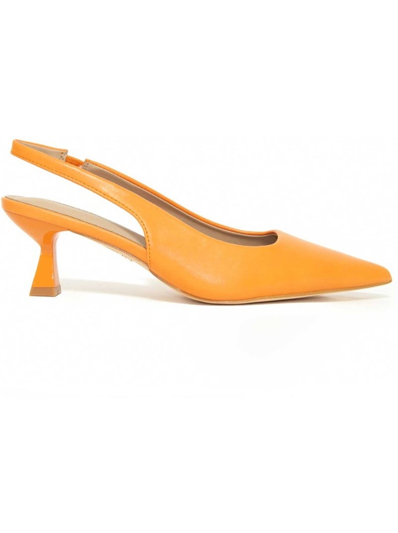 Chaussure à Talons Matériau Synthétique Montevita Orange - Kiabi