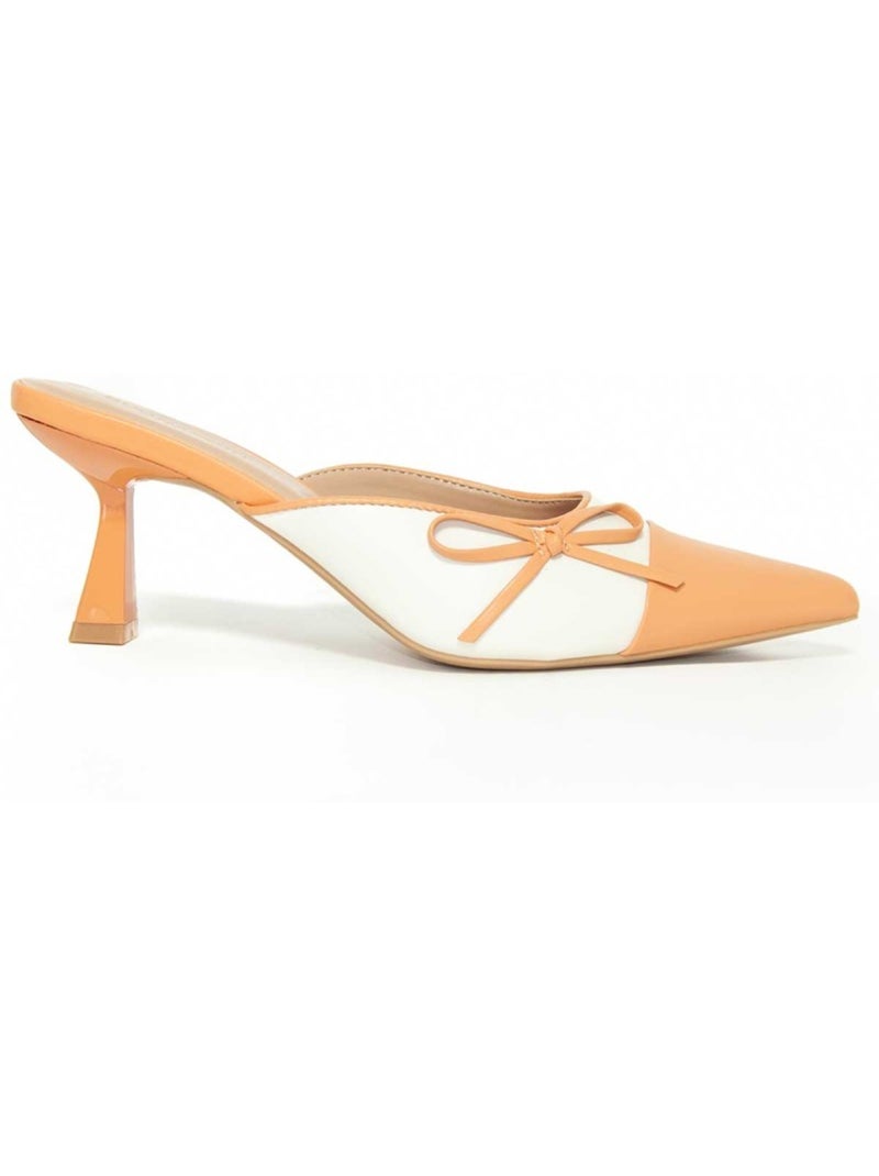 Chaussure à Talons Matériau Synthétique Montevita Orange - Kiabi