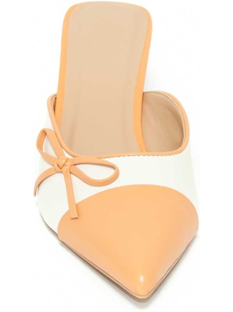 Chaussure à Talons Matériau Synthétique Montevita Orange - Kiabi