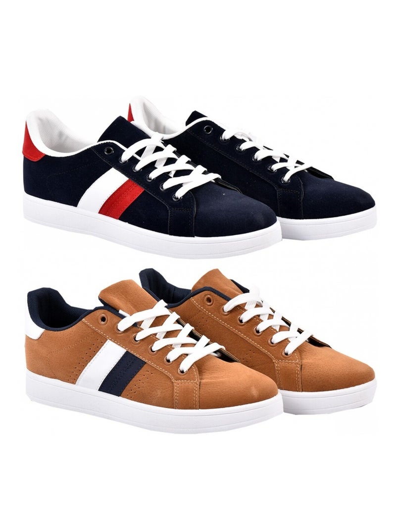 Chaussure basket sneaker Bleu marine - Kiabi
