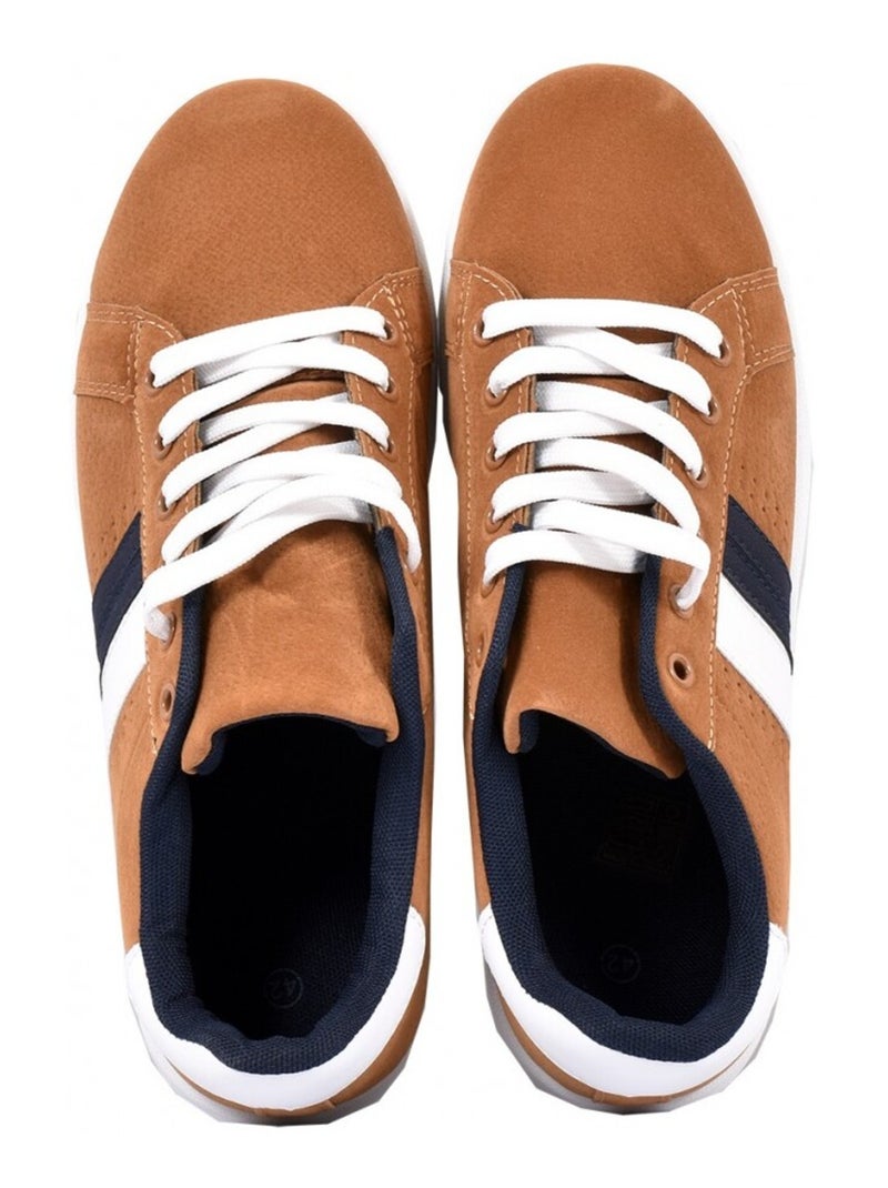 Chaussure basket sneaker Camel - Kiabi