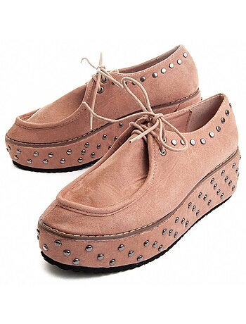 Chaussure Compensée Tissu Montevita