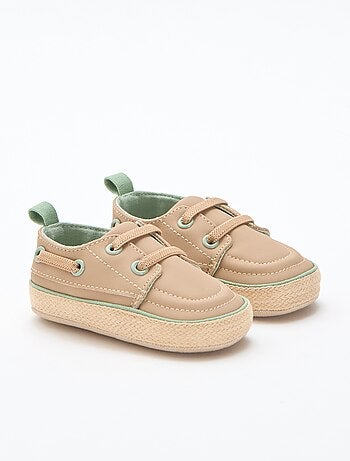 Chaussures bateau en simili