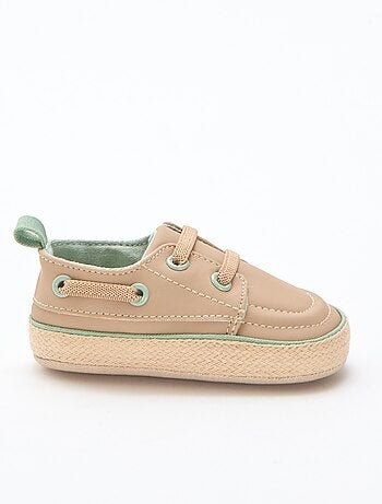Chaussures bateau en simili