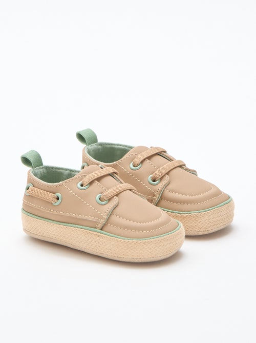 Chaussures bateau en simili - Kiabi