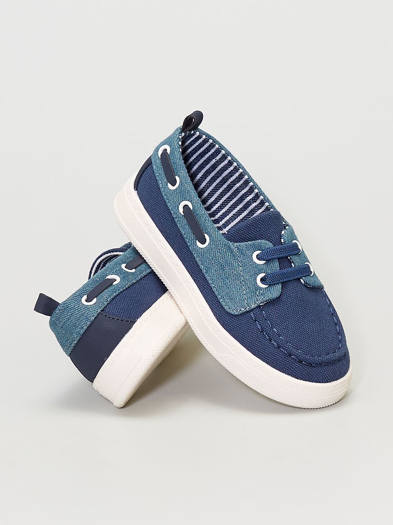 Chaussures bateaux bleu navy - Kiabi