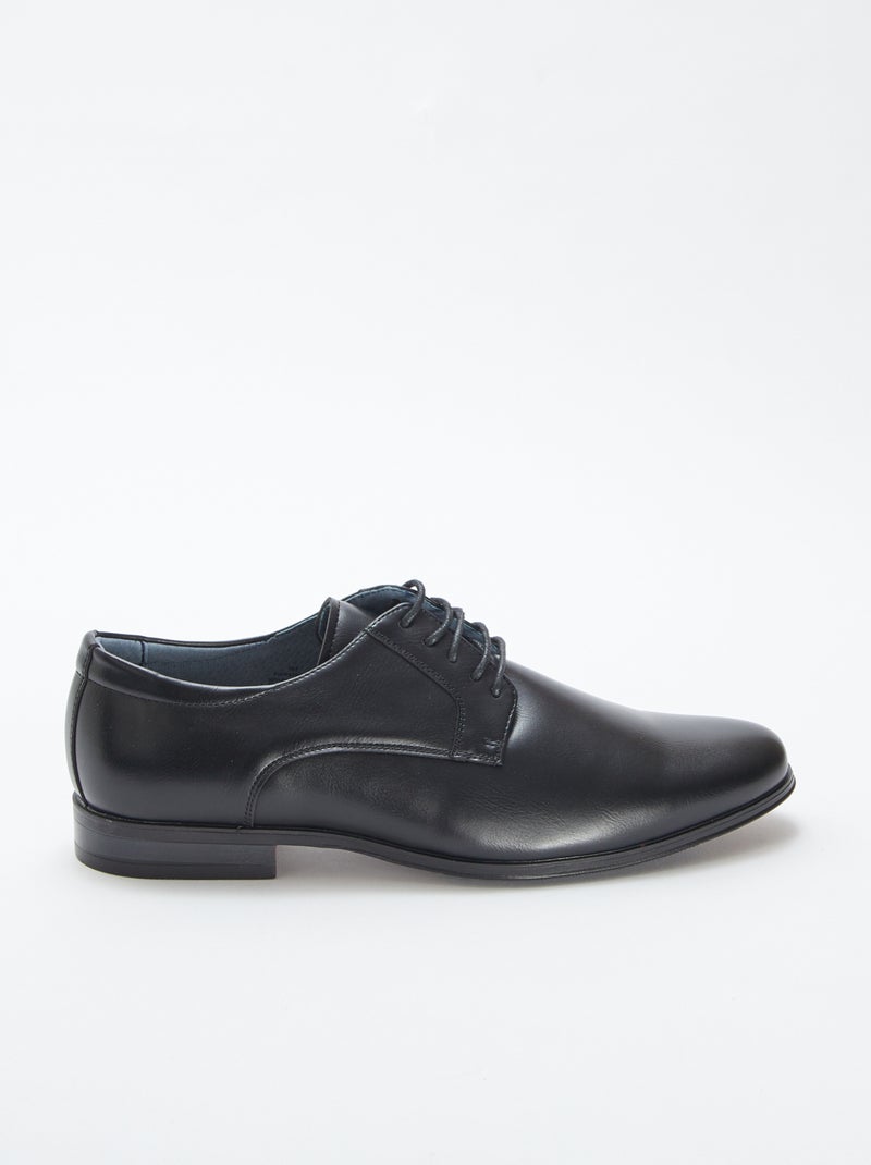 Chaussures de ville à lacets Noir - Kiabi