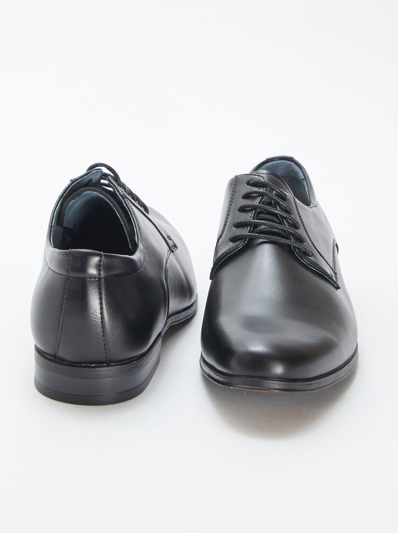 Chaussures de ville à lacets Noir - Kiabi