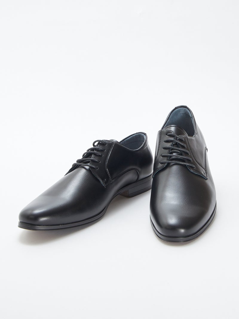 Chaussures de ville à lacets Noir - Kiabi