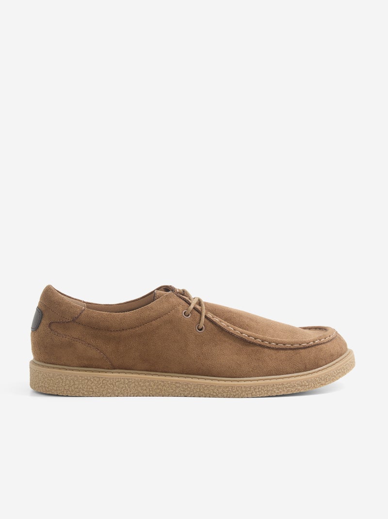 Chaussures de ville en suédine Marron - Kiabi