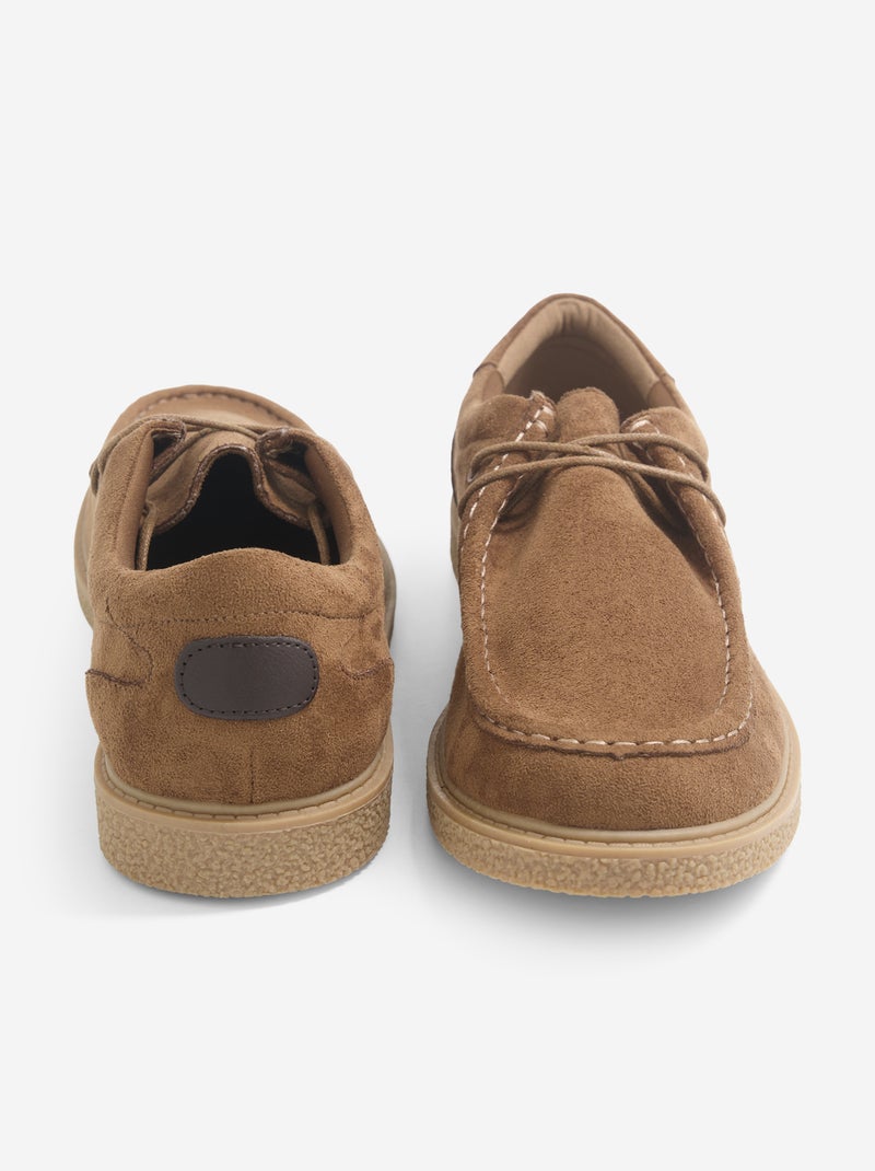 Chaussures de ville en suédine Marron - Kiabi