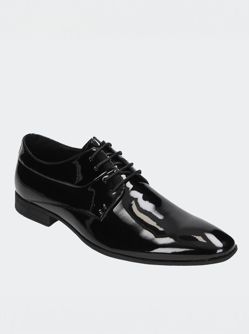 Chaussures de ville vernies Noir - Kiabi