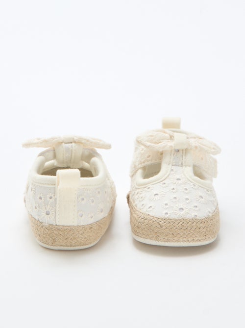 Chaussures en toile macramé - Kiabi