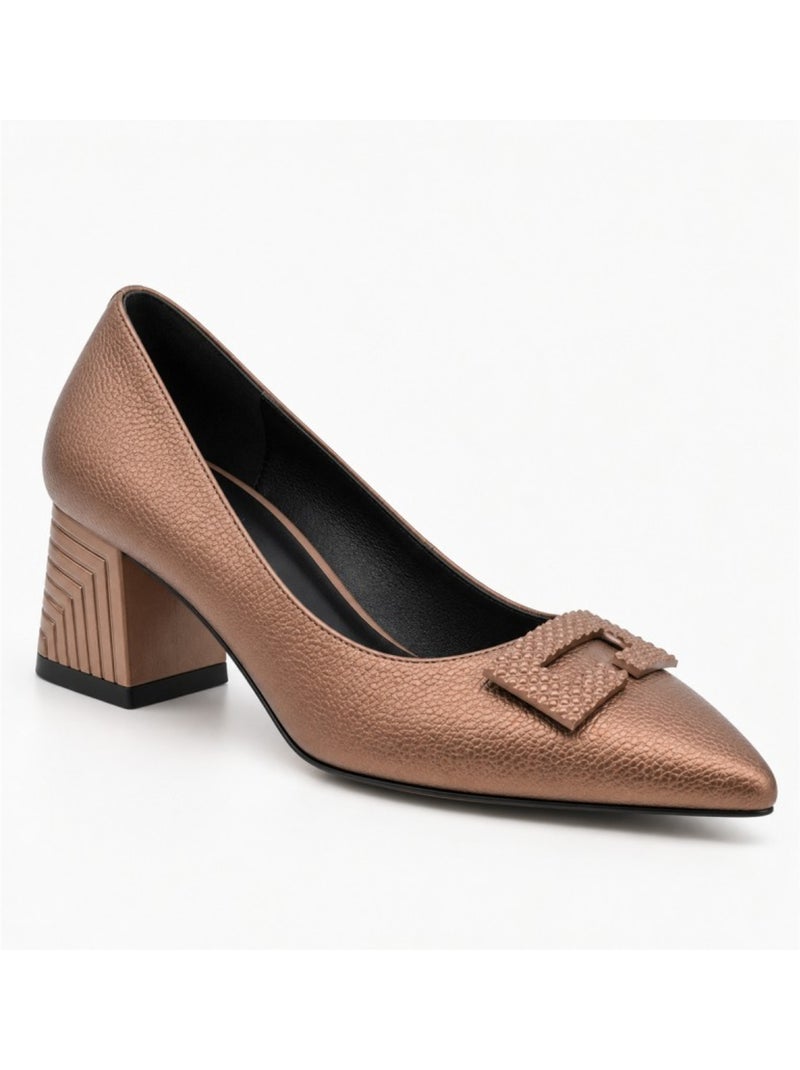 Chaussures matériau synthétique montevita Doré/or - Kiabi