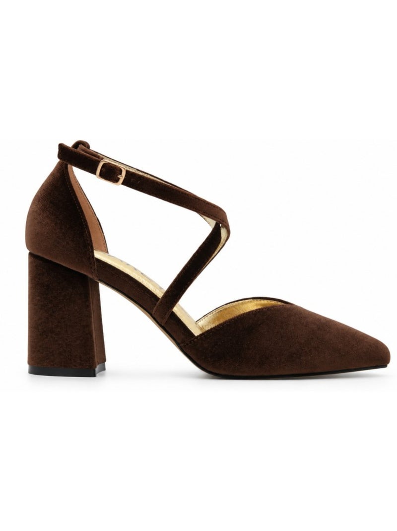 Chaussures matériau synthétique montevita Marron - Kiabi