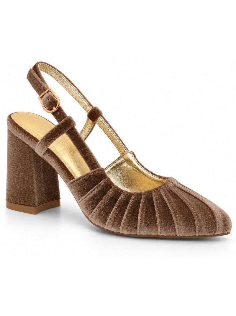 Chaussures matériau synthétique montevita Marron - Kiabi