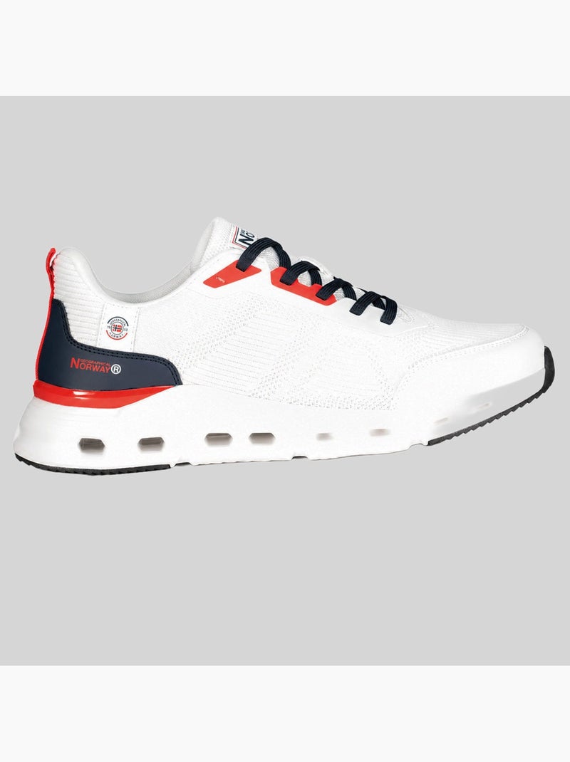 Chaussures osman – geographical norway Blanc/Marine - Kiabi