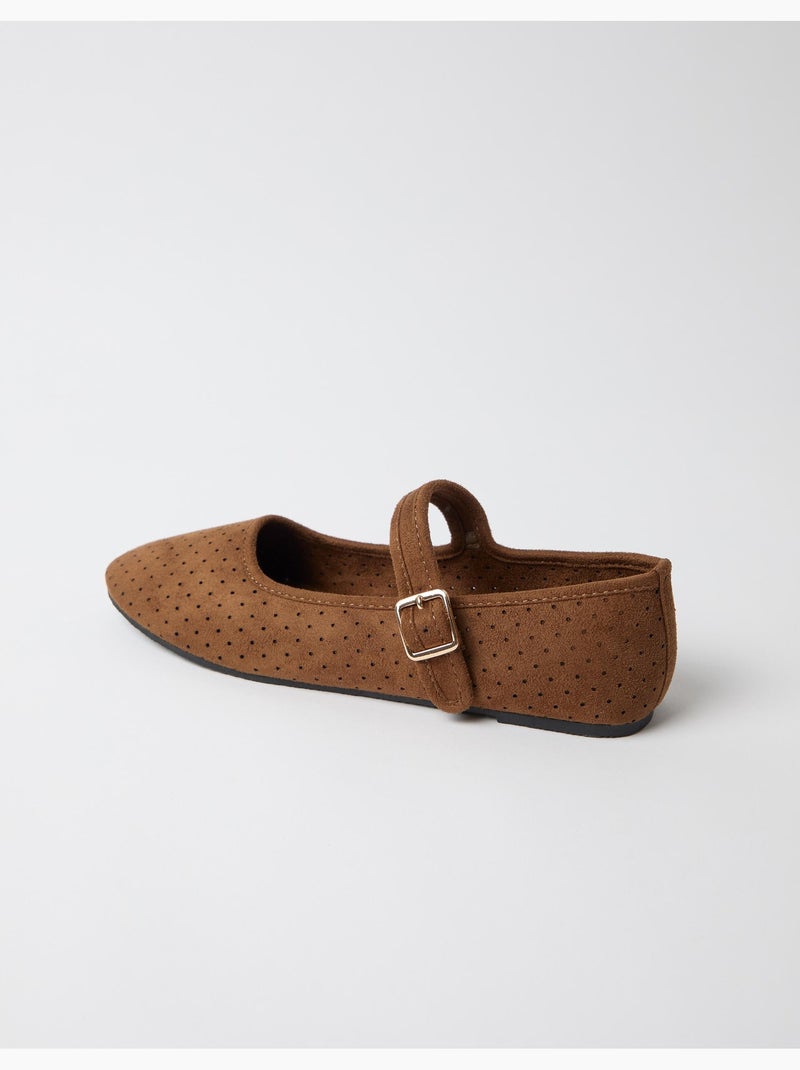 Chaussures plates, mo fashion Marron - Kiabi