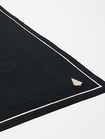 Chemin de table imprimé Noël en coton 36x180 cm