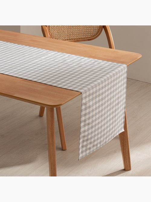 Chemin de table rectangulaire en coton à carreaux vichy, résistant à l'eau - gamusi. - Kiabi Chemin de table rectangulaire en coton à carreaux vichy, résistant à l'eau - gamusi. - Kiabi