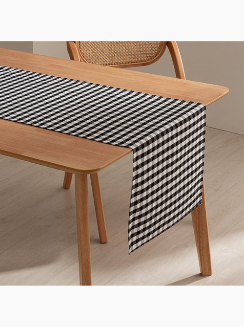 Chemin de table rectangulaire en coton à carreaux vichy, résistant à l'eau - gamusi. - Kiabi Chemin de table rectangulaire en coton à carreaux vichy, résistant à l'eau - gamusi. - Kiabi