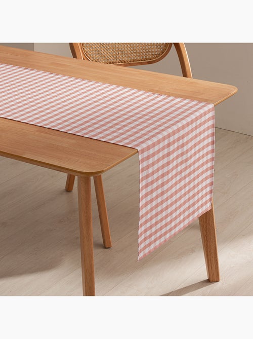 Chemin de table rectangulaire en coton à carreaux vichy, résistant à l'eau - gamusi. - Kiabi Chemin de table rectangulaire en coton à carreaux vichy, résistant à l'eau - gamusi. - Kiabi