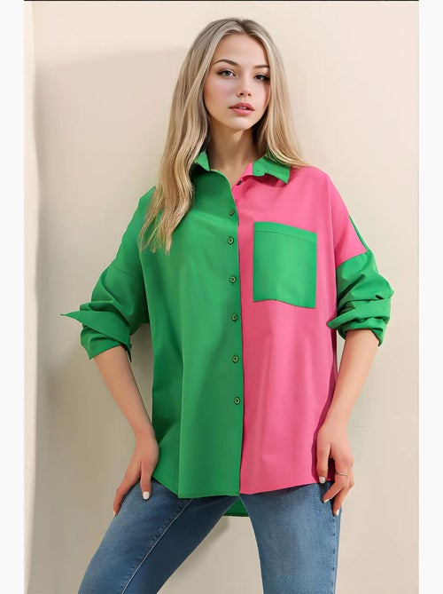 Chemise à blocs de couleurs bdart - Kiabi