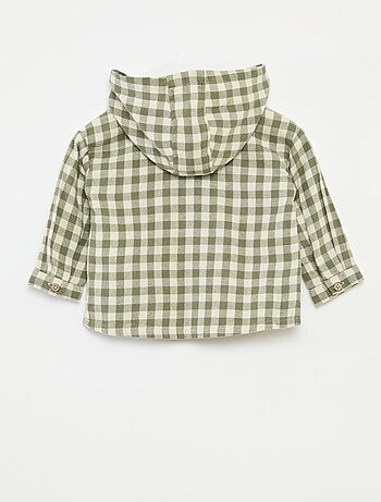 Chemise à capuche et avec poche kangourou