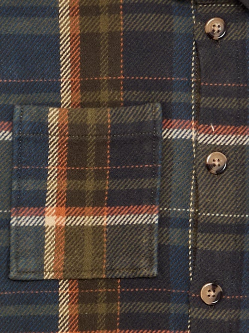 Chemise à carreau en flanelle à capuche - Kiabi Chemise à carreau en flanelle à capuche - Kiabi