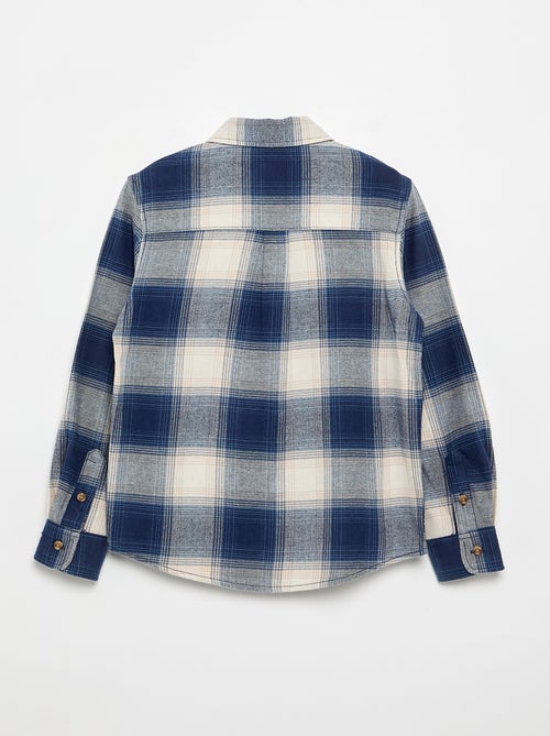 Chemise à carreaux - collection facile à enfiler - Kiabi