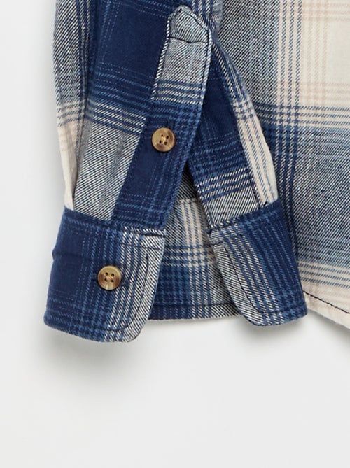 Chemise à carreaux - collection facile à enfiler - Kiabi