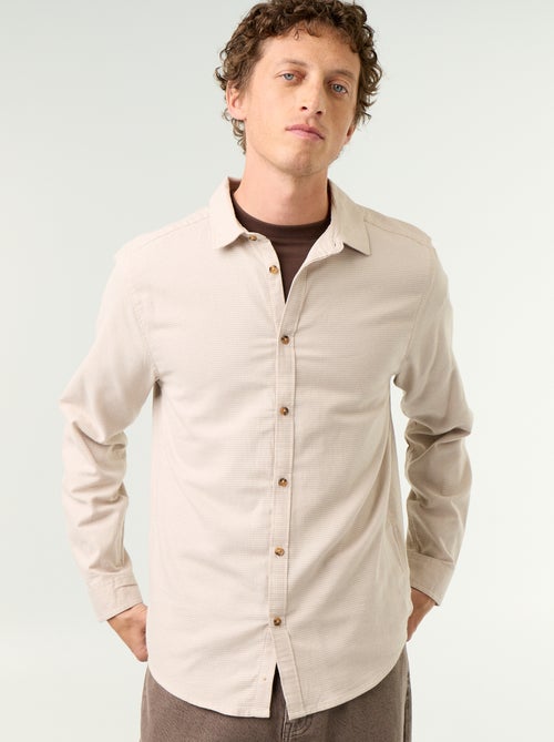 Chemise à carreaux - Kiabi