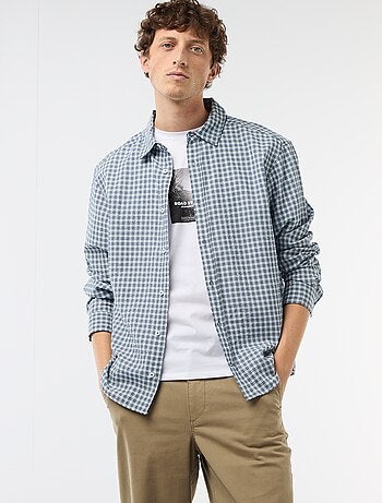 Chemise à carreaux